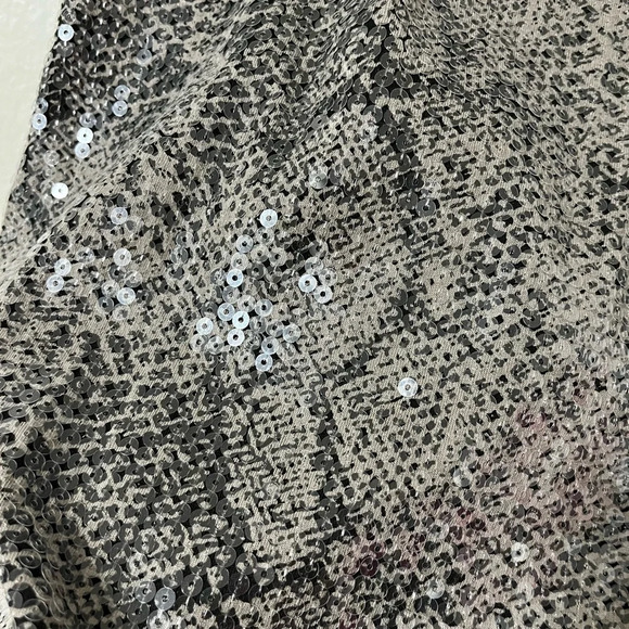 NWT Sequin Snakeskin Tank by Tribal Animal Print Sleeveless Size Medium Party - Picture 3 of 6